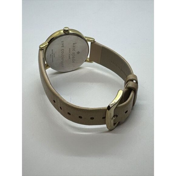 Kate Spade New York Metro 0073 Women\'s Beige Leather Analog Quartz Watch JNA505 main image 9